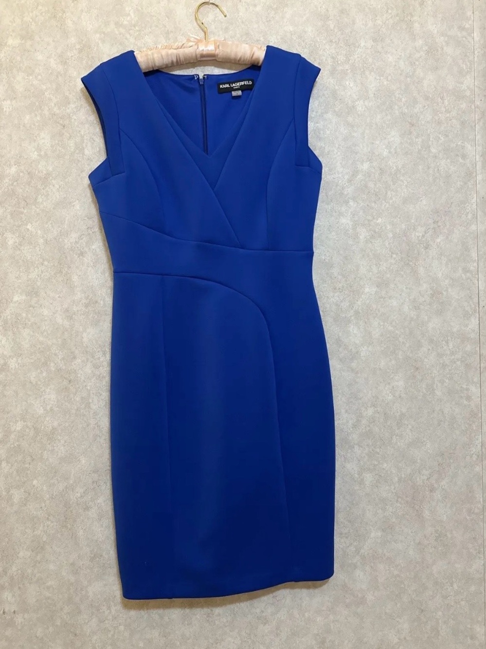 NWT Karl Lagerfeld Royal Blue Midi Dress